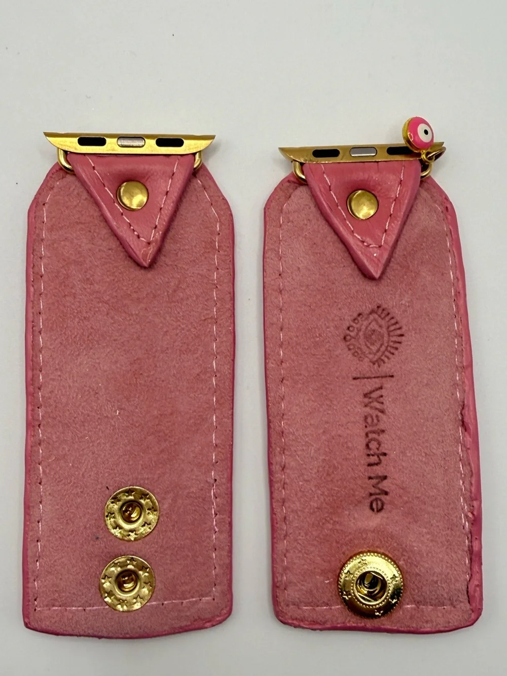 Watch Me Creations Authentic Upcycled Pink CC Apple Watch‎ Band